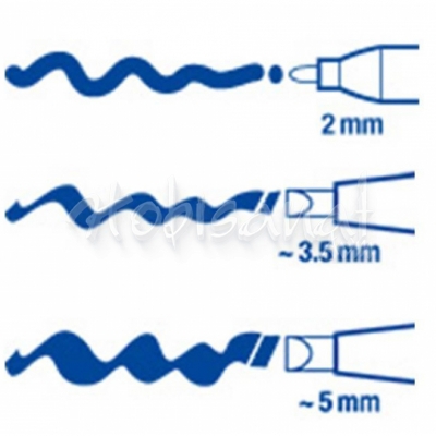 Edding 1255 Kaligrafi Kalemi 3lü Set (2mm - 3.5mm - 5mm)