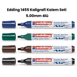 Edding - Edding 1455 Kaligrafi Kalem Seti 5.00mm 4lü