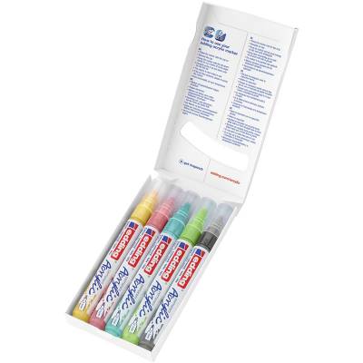 Edding 5100 Akrilik Marker Kalem 2-3mm Yuvarlak Uç 5li Pastel Renkler