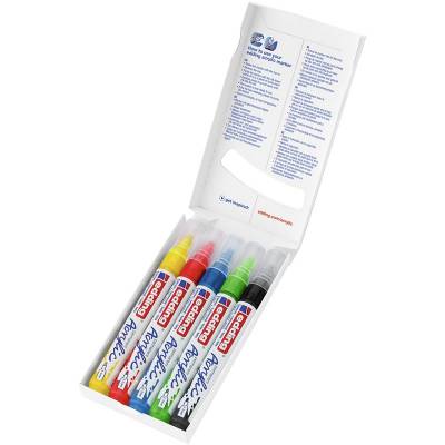 Edding 5100 Akrilik Marker Kalem 2-3mm Yuvarlak Uç 5li Temel Renkler