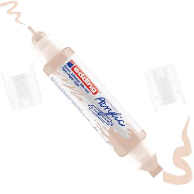 Edding 5400 Akrilik Marker Kalem Çift Uçlu 3D Double Liner 255 Bej