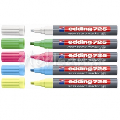 Edding 725 Neon Beyaz Tahta Kalemi