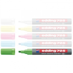 Edding - Edding 725 Neon Beyaz Tahta Kalemi Yeşil