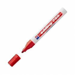 Edding - Edding 750 Paint Markör Kalem 2-4mm Kırmızı