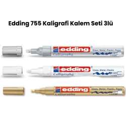 Edding - Edding 755 Kaligrafi Kalem Seti 3lü