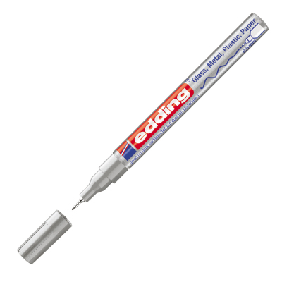 Edding 780 İğne Uçlu Marker Kalem 0.8mm Gümüş