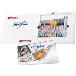 Edding - Edding Akrilik Marker Kalem Creative Set 12li (1)