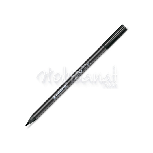 Edding Fırça Uçlu Porselen Kalemi 1-4mm Black