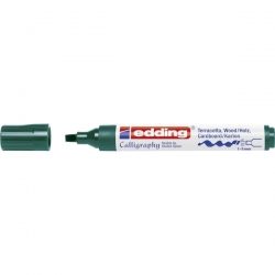 Edding - Edding 1455 Kaligrafi Kalemi 5mm Yeşil