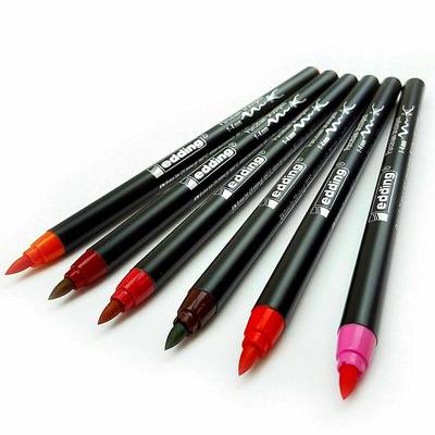 Edding Porselen Kalemi 6lı Set 4200 Sıcak Renkler