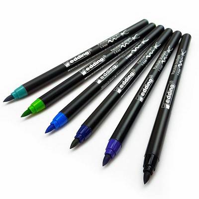 Edding Porselen Kalemi 6lı Set 4200 Soğuk Renkler