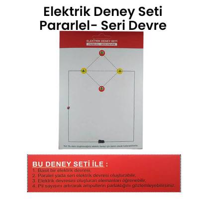 Elektrik Paralel-Seri Devre Deney Seti
