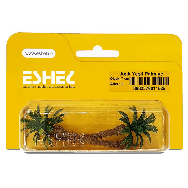 Eshel Açık Yeşil Palmiye 7cm Paket İçi:2