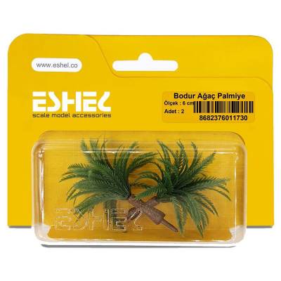 Eshel Bodur Ağaç Palmiye 6cm Paket İçi:2