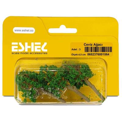 Eshel Ceviz Ağacı 4,5cm Paket İçi:3