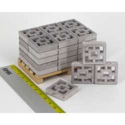 Eshel Dekoratif Geometrik Tuğla 1/12 2.5x2.5cm - 4