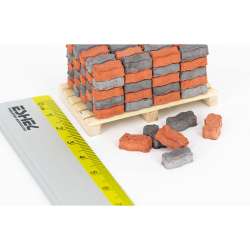 Eshel Dikdörtgen Parke Gri - Kırmızı 1/24 1.1x0.5x0.4cm - 3