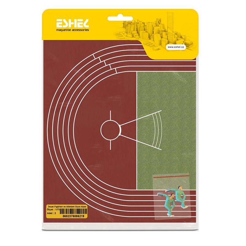 Eshel İnsan Figürleri Ve Atletizm Oyun Alanı 1-75 Paket İçi:2