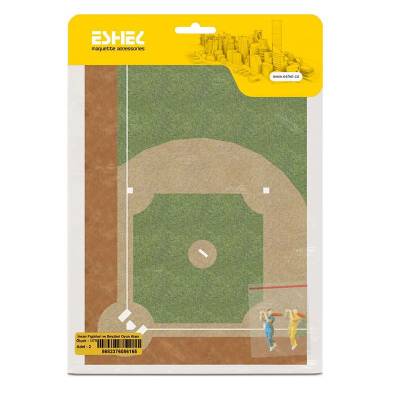 Eshel İnsan Figürleri ve Beyzbol Oyun Alanı 1-75 Paket İçi:2