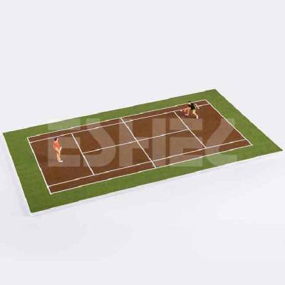 Eshel İnsan Figürleri ve Tenis Oyun Alanı 1/75 Paket İçi:2