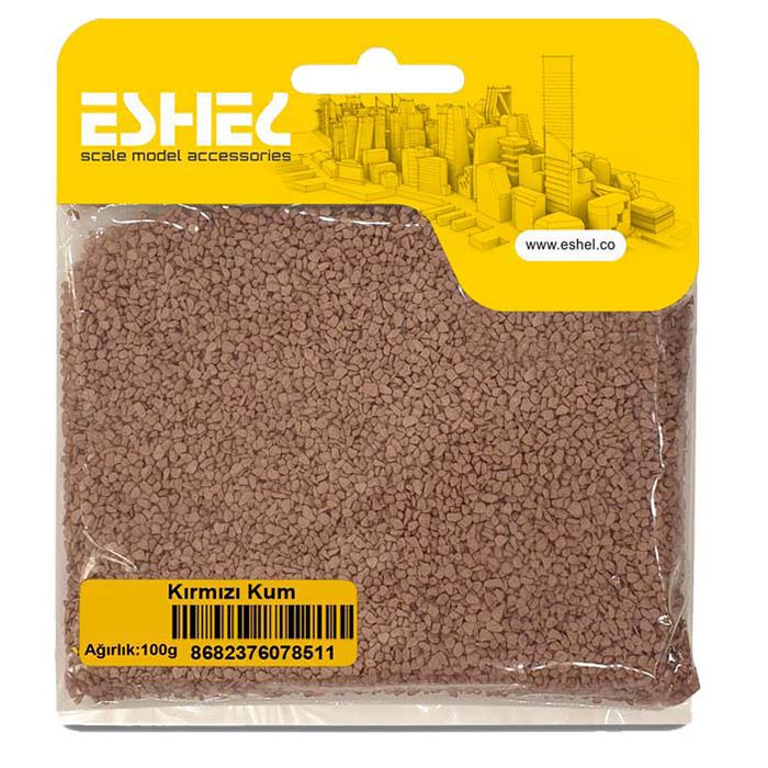 Eshel Kırmızı Kum Paket İçi:100 Gr
