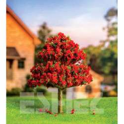 Eshel - Eshel Kırmızı Renkli Ağaç 9cm Paket İçi:2 (1)