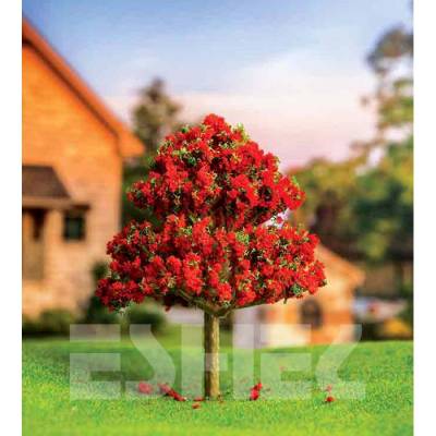 Eshel Kırmızı Renkli Ağaç 9cm Paket İçi:2
