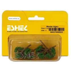 Eshel - Eshel Mantar Ağacı 3cm Paket İçi:4