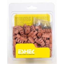 Eshel - Eshel Minyatür 6 Delikli Tuğla 1/12 2x1x0.7cm