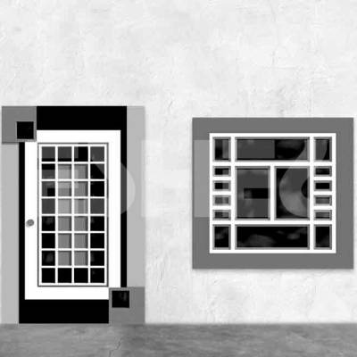 Eshel Modern Set D Kapı ve Pencere 1-200 Paket İçi:4
