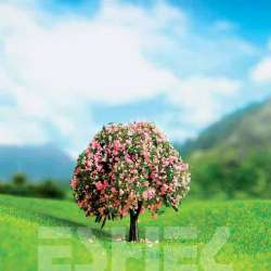Eshel - Eshel Mor Çiçekli Ağaç 7cm Paket İçi:2 (1)