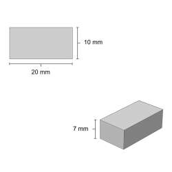Eshel Pres Tuğla Gri 1/12 2x1x0.7cm - 5