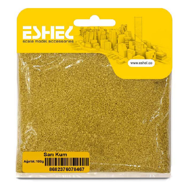 Eshel Sarı Kum Paket İçi:100 Gr