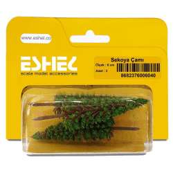 Eshel - Eshel Sekoya Çamı Maketi 6cm 3lü