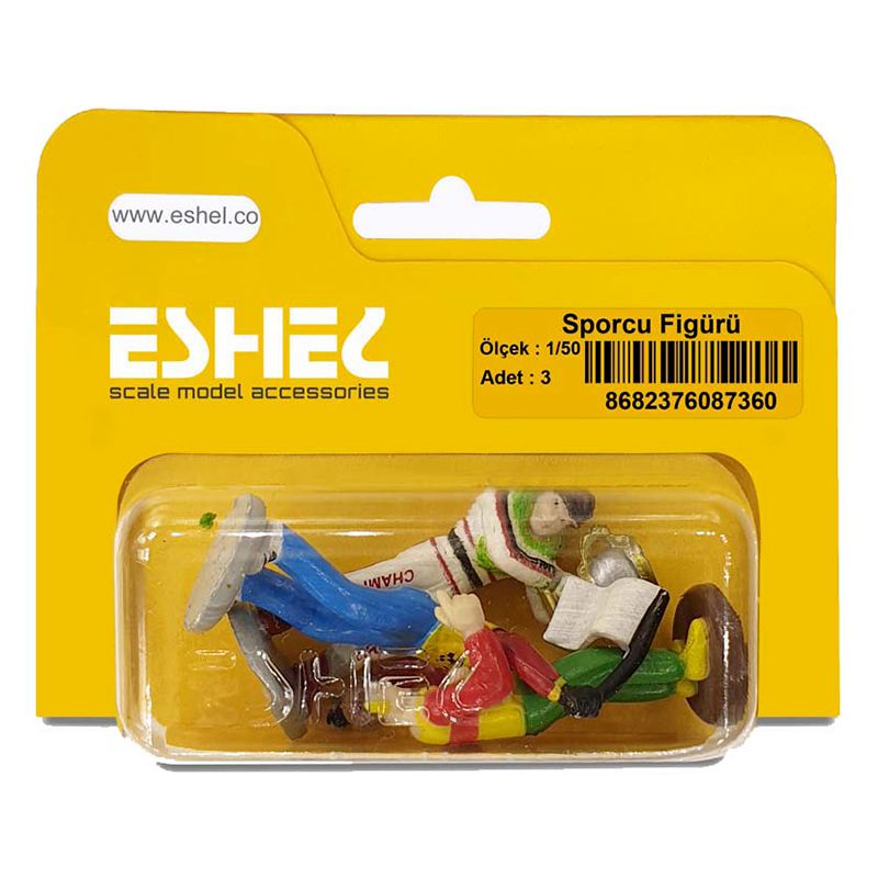 Eshel Sporcu Figürü 1/50 3lü