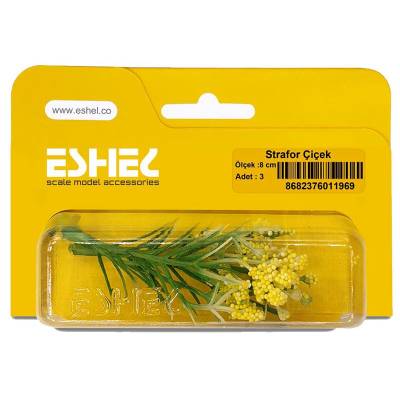 Eshel Strafor Çiçek 8cm Paket İçi:3