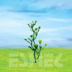 Eshel - Eshel Yeşil Çiçek 8cm Paket İçi:5 (1)