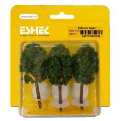 Eshel - Eshel Zelkova Ağacı Maketi 9cm 3lü