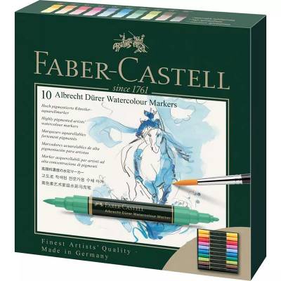 Faber Castell Albrecht Dürer Watercolor Marker 10 Renk