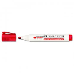 Faber Castell - Faber Castell Beyaz Tahta Kalemi W20 Kırmızı