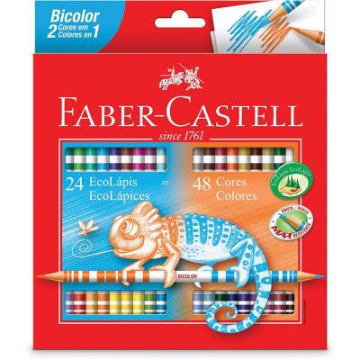 Faber Castell Bicolor Çift Uçlu Kuru Boya Kalemi 48 Renk 5171120624