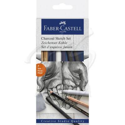 Faber Castell Charcoal Sketch Set 7li