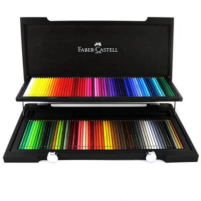 Faber Castell Polychromos Colour Pencils 120li Set Ahşap Kutu