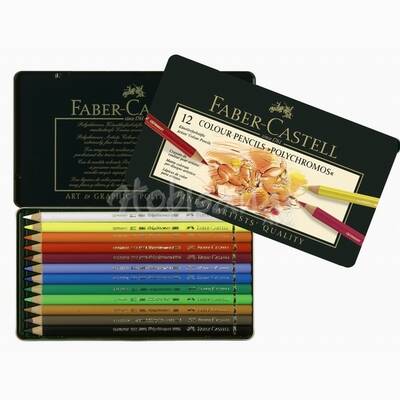Faber Castell Polychromos Colour Pencils 12li Set