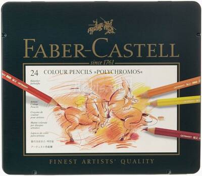 Faber Castell Polychromos Colour Pencils 24lü Set