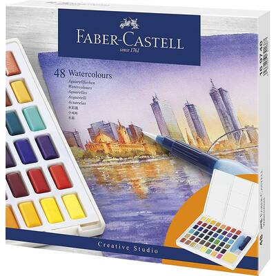 Faber Castell Creative Studio Tablet Sulu Boya 48 Renk 169748
