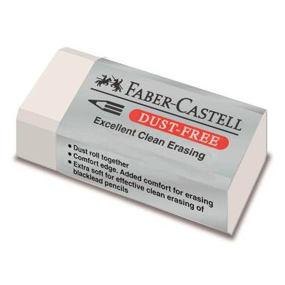 Faber Castell Dust-Free Beyaz Silgi Küçük 187130