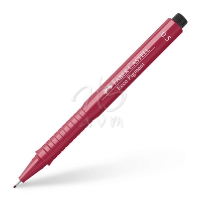 Faber Castell Ecco Pigment Teknik Çizim Kalemi 0,5mm Kırmızı