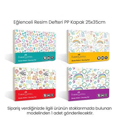 Faber Castell Eğlenceli Resim Defteri PP Kapak 25x35cm