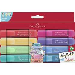 Faber Castell - Faber Castell Fosforlu Kalem Pastel Renkler 8li 254626